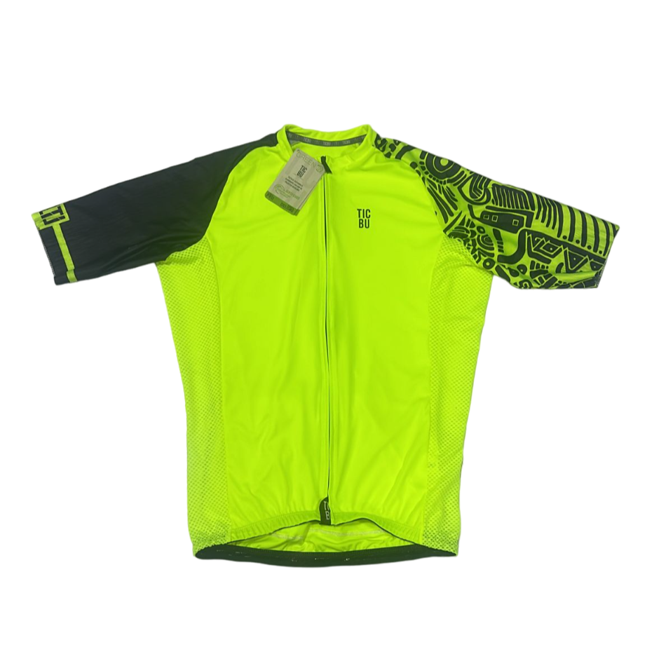 CAMISA CORTA HOMBRE PRO (REF. YELLOW NEON - 2)