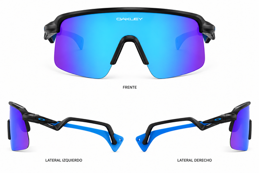 Gafas Deportivas Premium 2 Tornasol Colores Surtidos | Ciclismo, Running y Moto + Estuche y Paño (Copia)