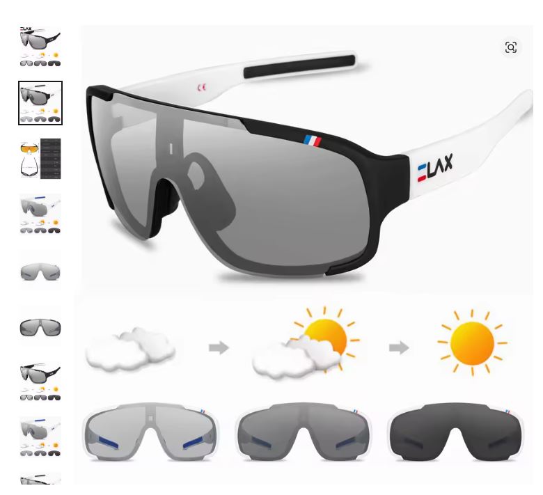Gafas de sol fotocromáticas polarizadas para hombre y mujer, UV400 REF ELAX-g
