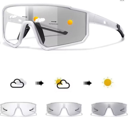 Gafas Fotocromáticas De Sol De Ciclismo  Ref: Blanco sin marca