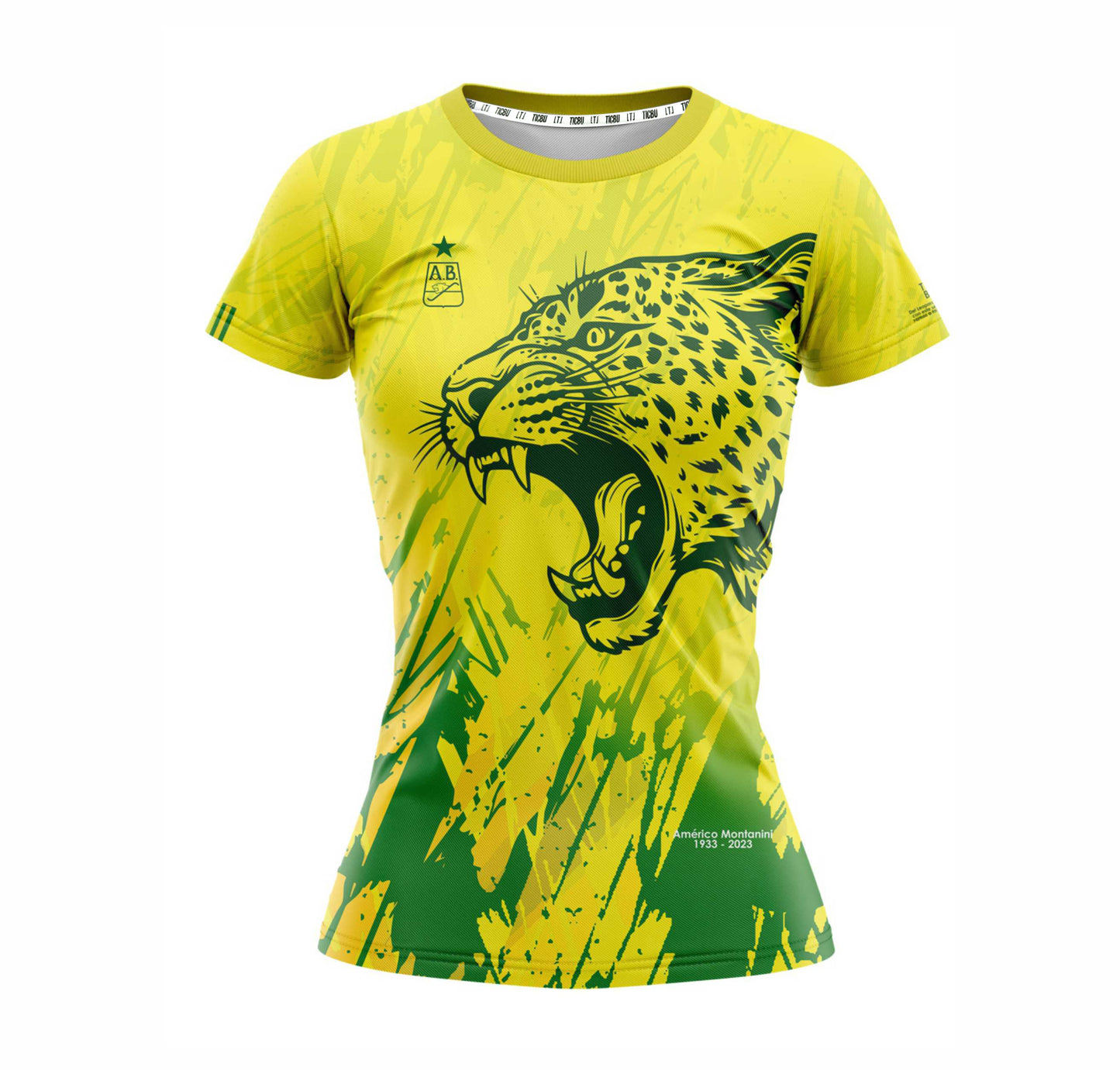 Camiseta Dama Deportiva (Ref AB AMARILLA)