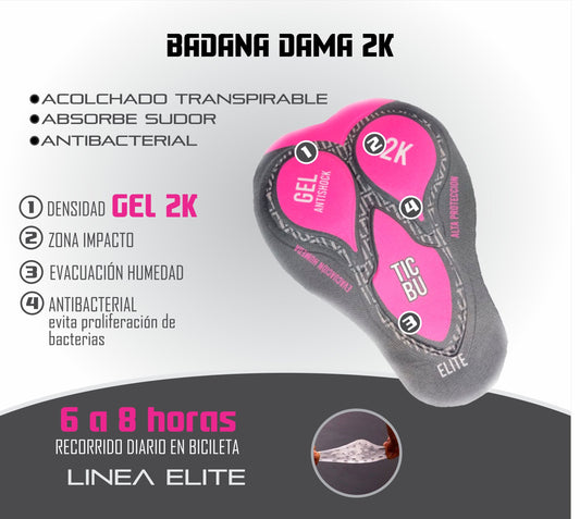LICRA CORTA ELITE DAMA 2025 REF: GRIS RATON
