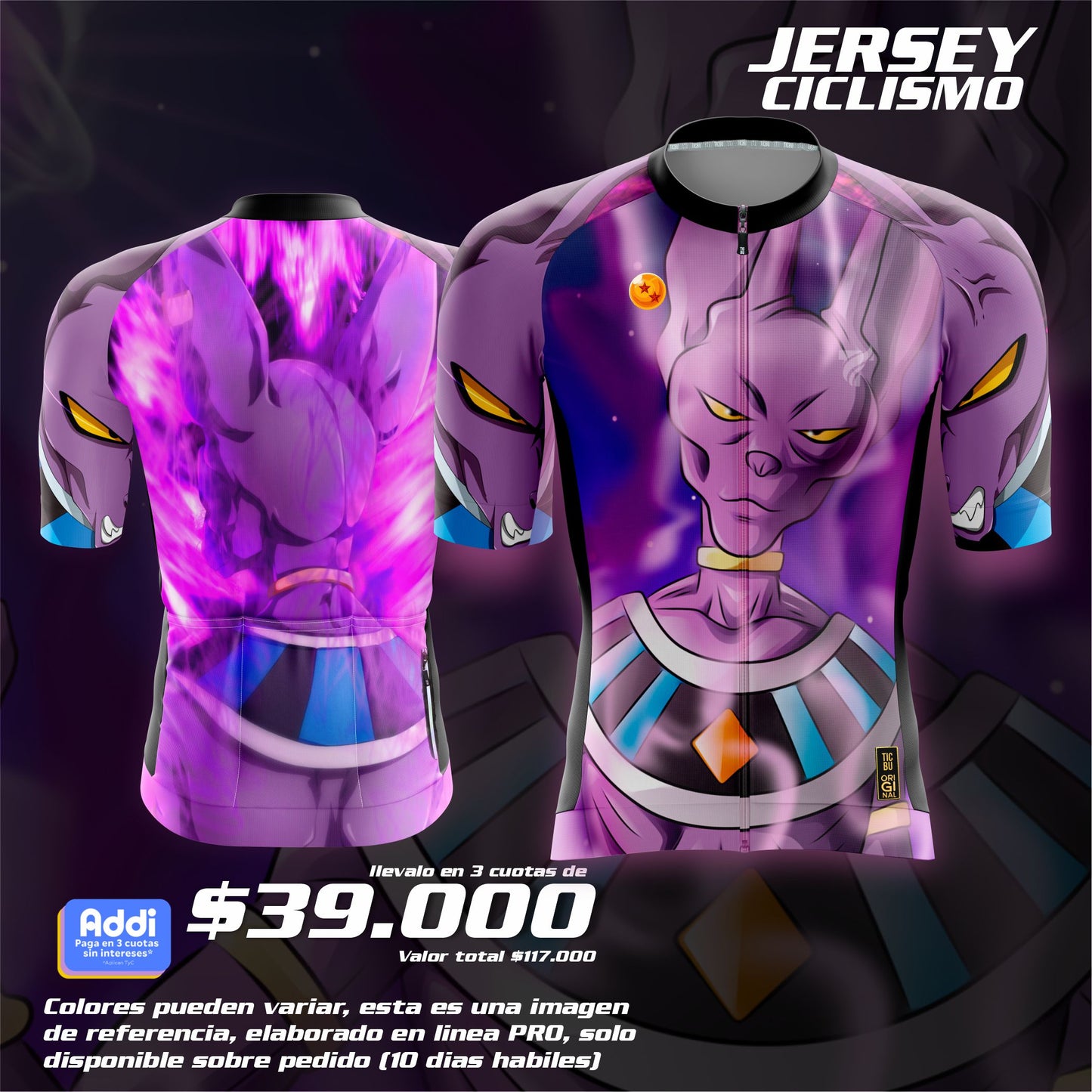 JERSEY CORTA HOMBRE PRO (REF. BILLS)