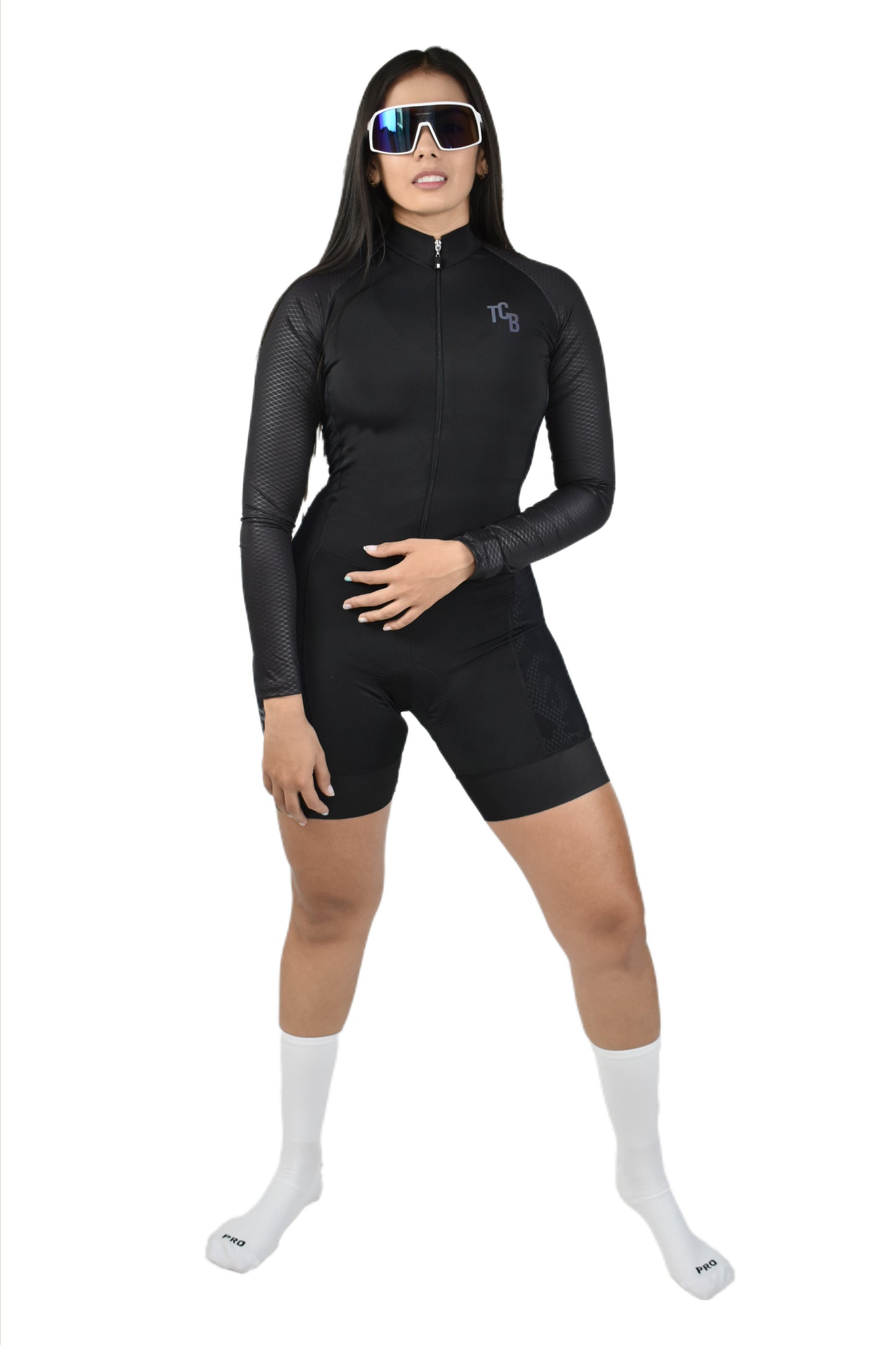 ENTERIZO (REF. BLACK ENTER) Camisa Larga - Licra Corta