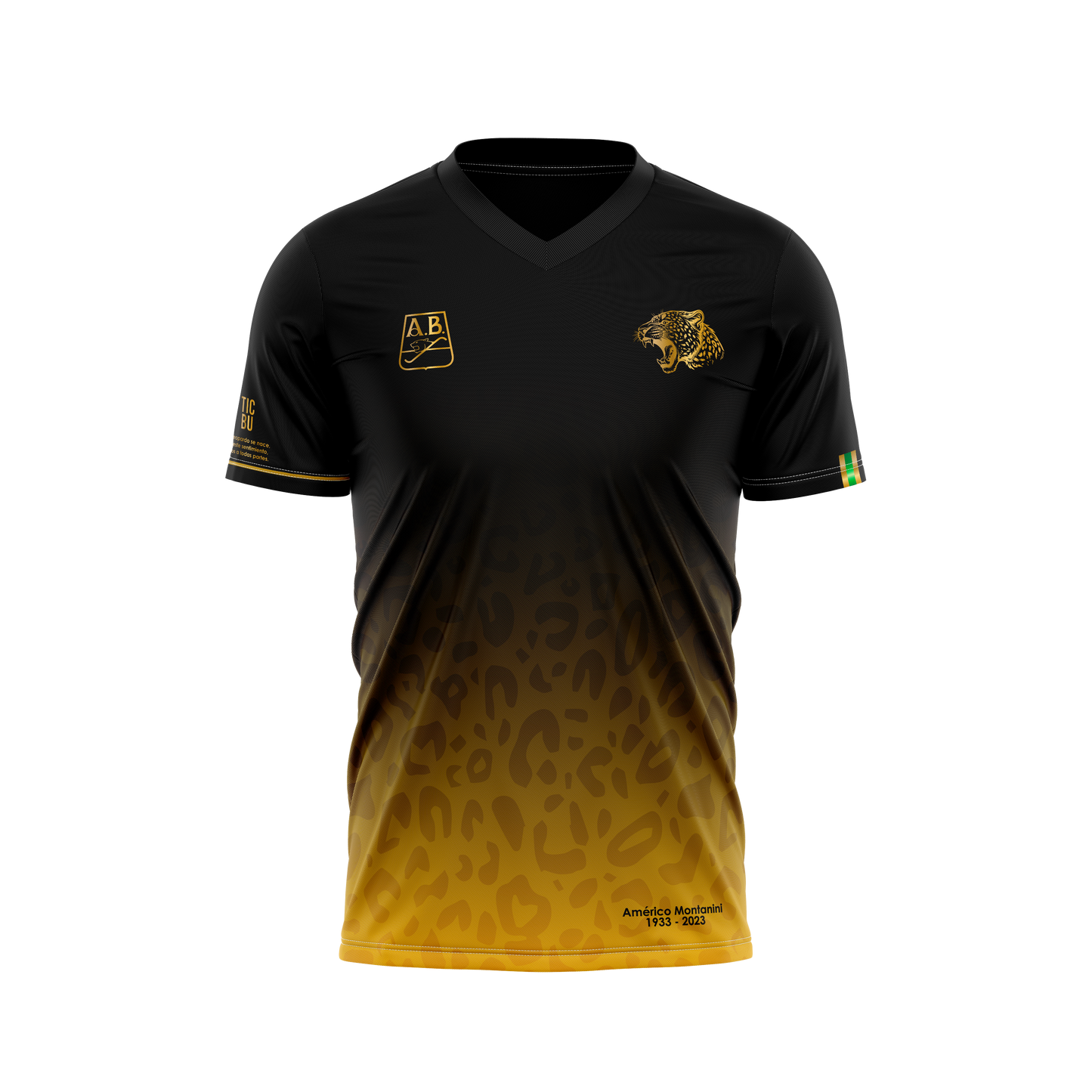 Camiseta Hombre Deportiva Ref Atletico Bucaramanga Negro