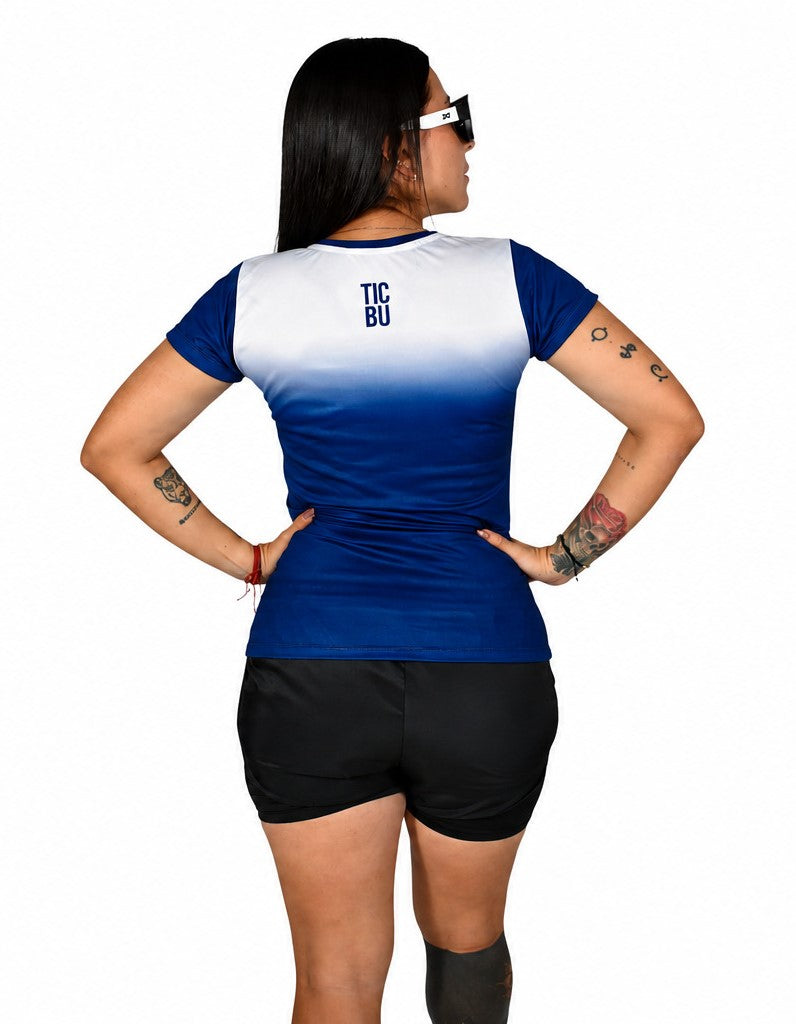 Camiseta Dama Deportiva (Ref Azul 25)