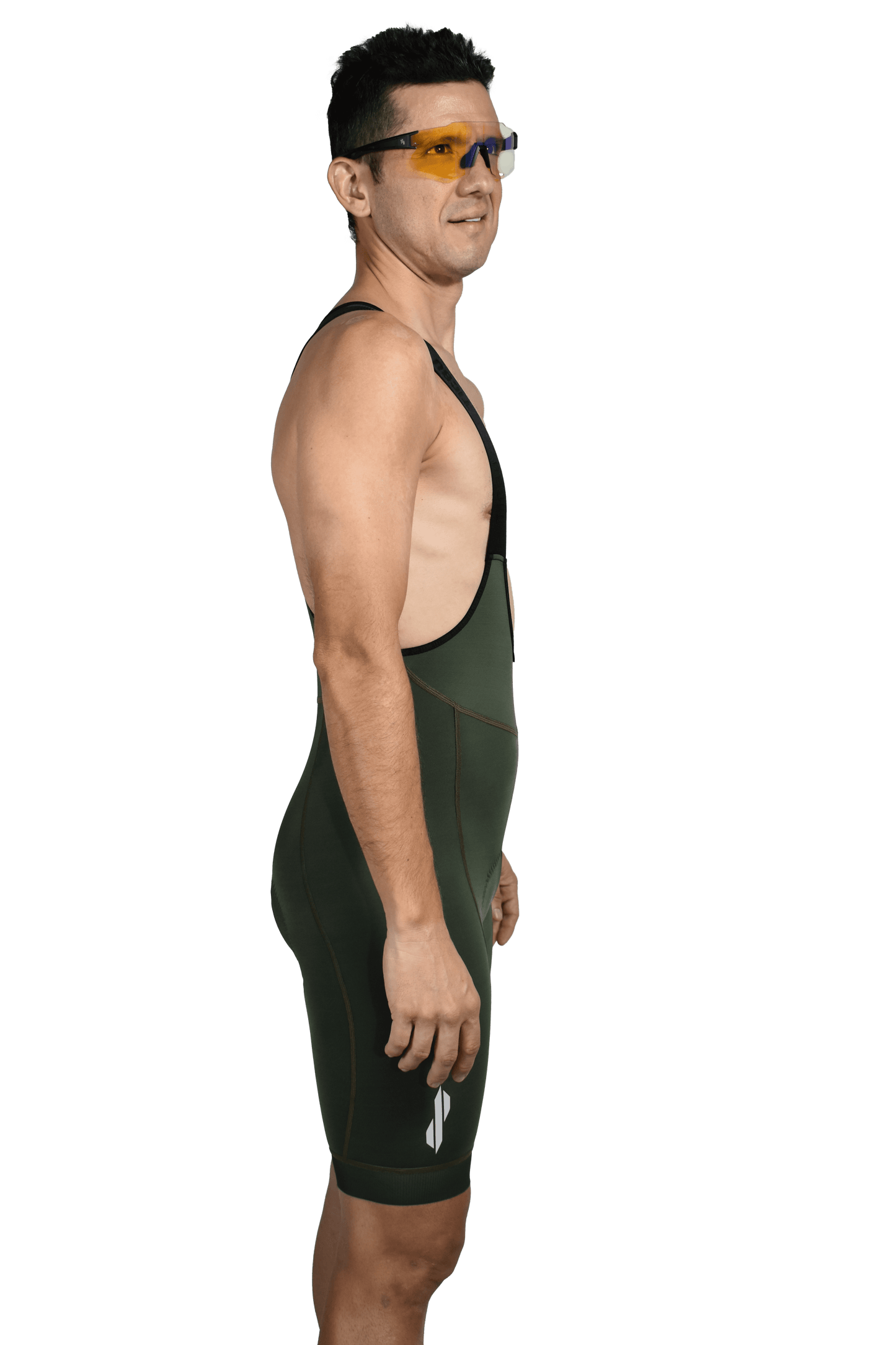LICRA CORTA HOMBRE TODA VERDE PRO-23