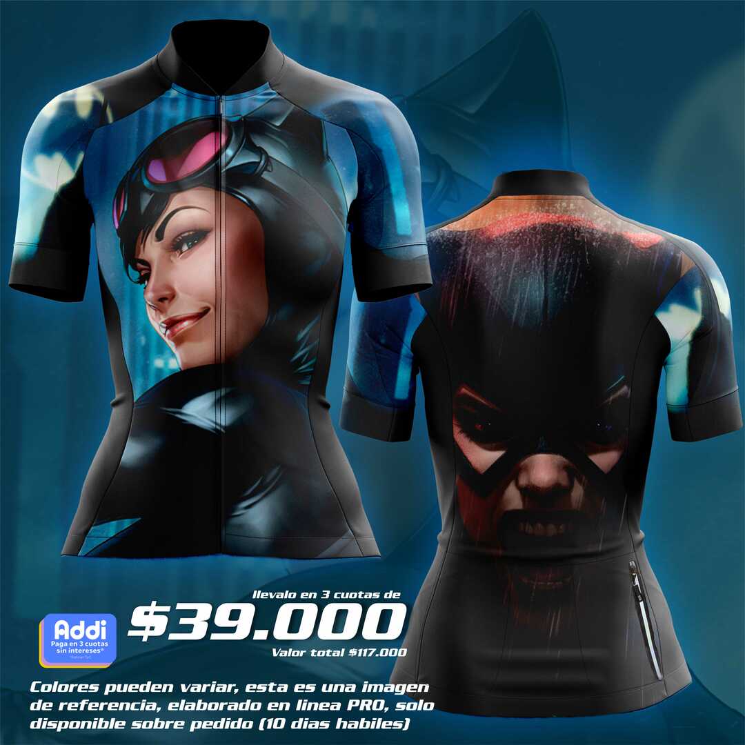 JERSEY CORTA DAMA PRO (REF. CATWOMAN)