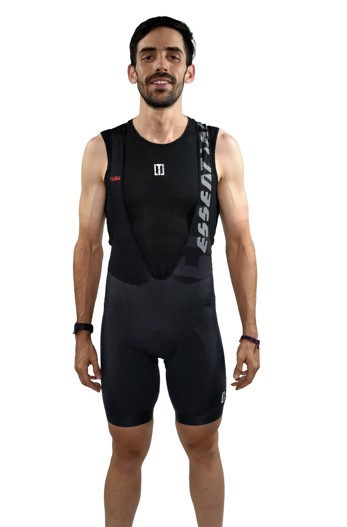Short Lycra Man BASIC Black - Yellow