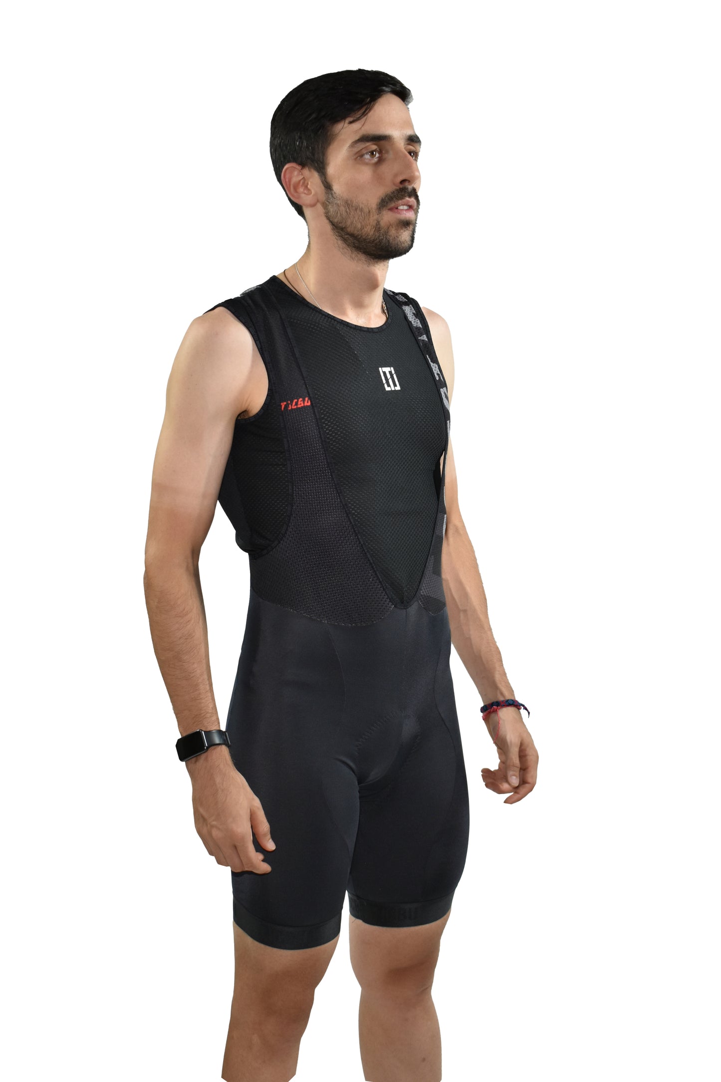 Short Lycra Man BASIC Black - Yellow