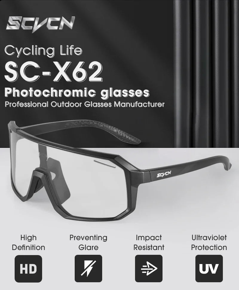 Gafas de sol fotocromáticas polarizadas para hombre y mujer, UV400 REF ELAX-g