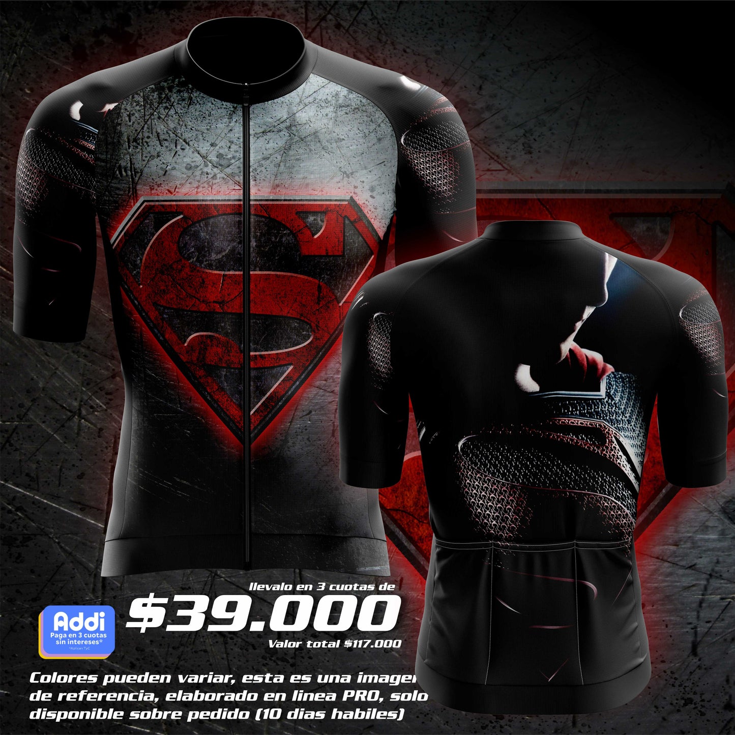 JERSEY LARGA HOMBRE PRO (REF. SUPERMAN)