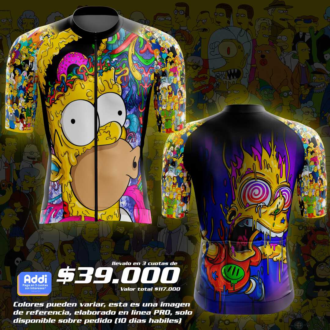 JERSEY CORTA HOMBRE PRO (REF. THE SIMPSON)
