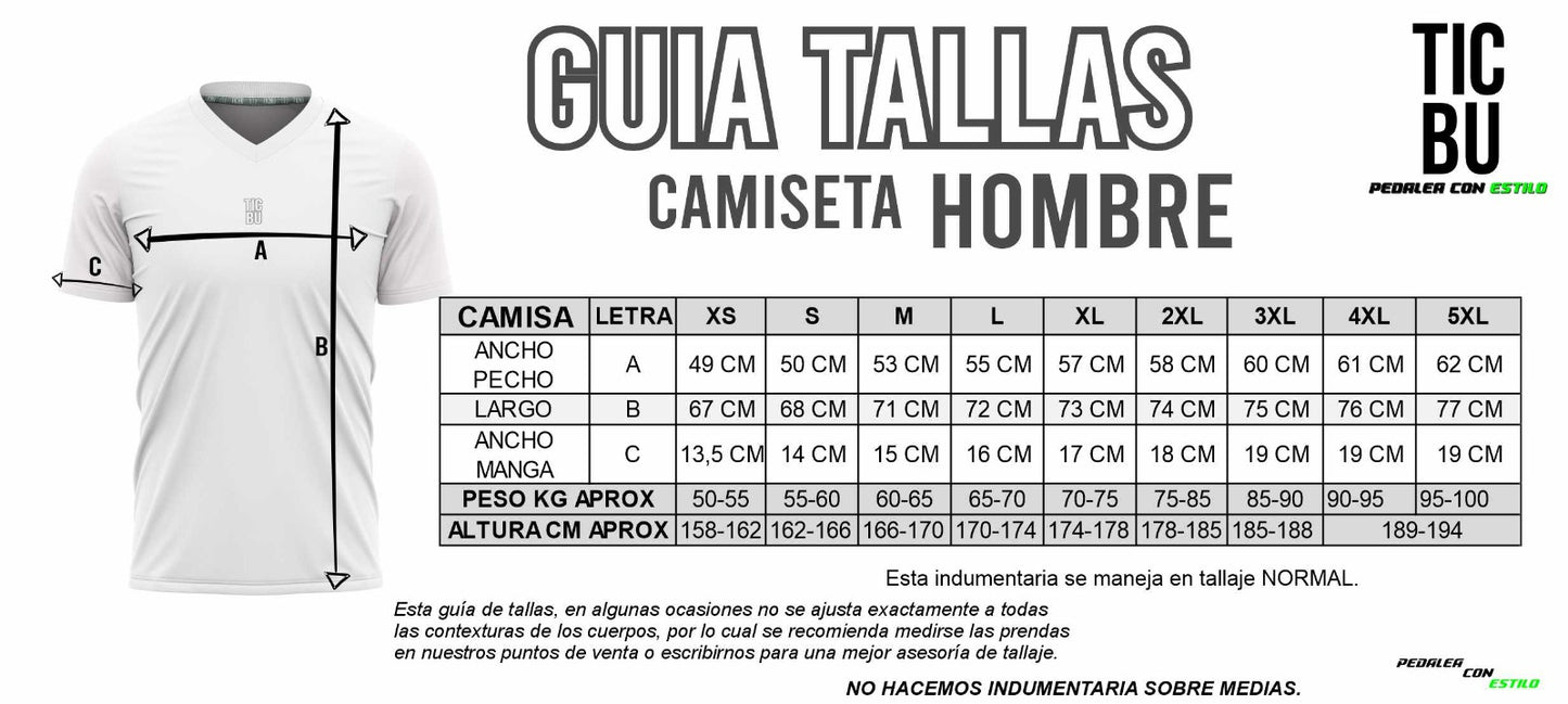 Camiseta Hombre Deportiva (Ref ONCE CALDAS) Escudo UV3D