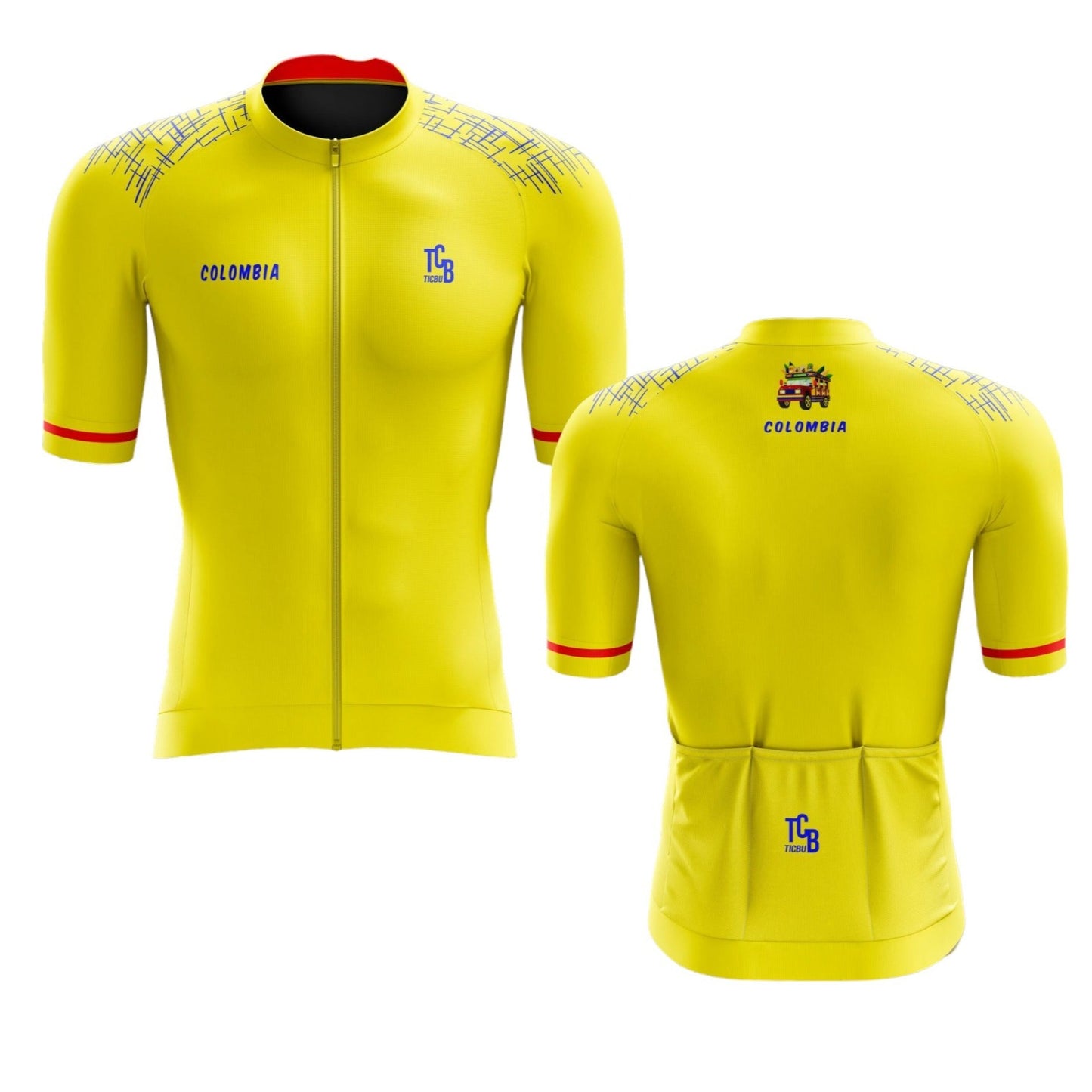 CAMISA CORTA HOMBRE PRO (REF. COLOMBIA 2023-2)