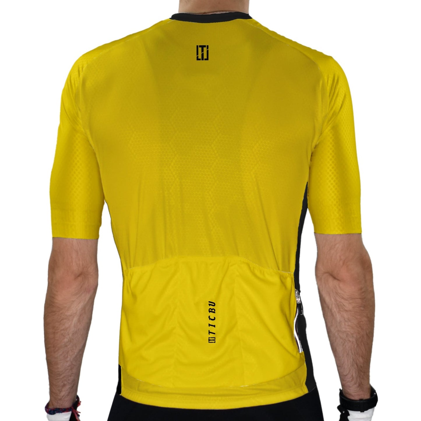 CAMISA CORTA HOMBRE PRO (REF. YELLOW BLACK V2)