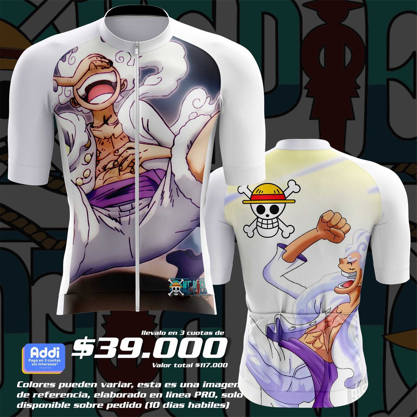 CAMISA *LARGA* HOMBRE PRO (REF. ONE PIECE)