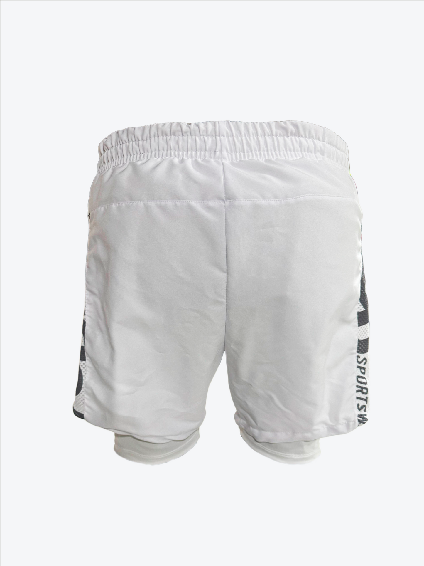 Pantaloneta Deportiva Blanco