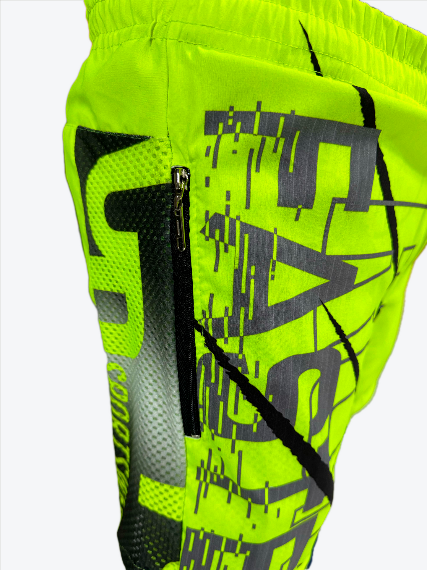 Pantaloneta Deportiva Amarillo Neon