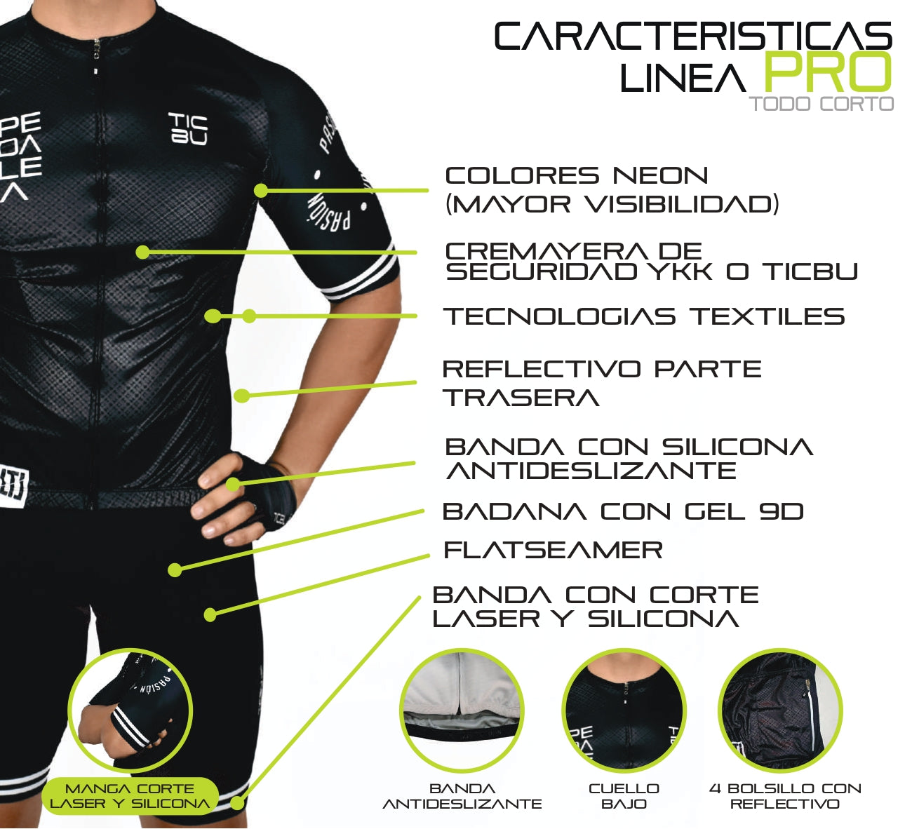 CAMISA CORTA HOMBRE PRO (REF. SANTANDER)
