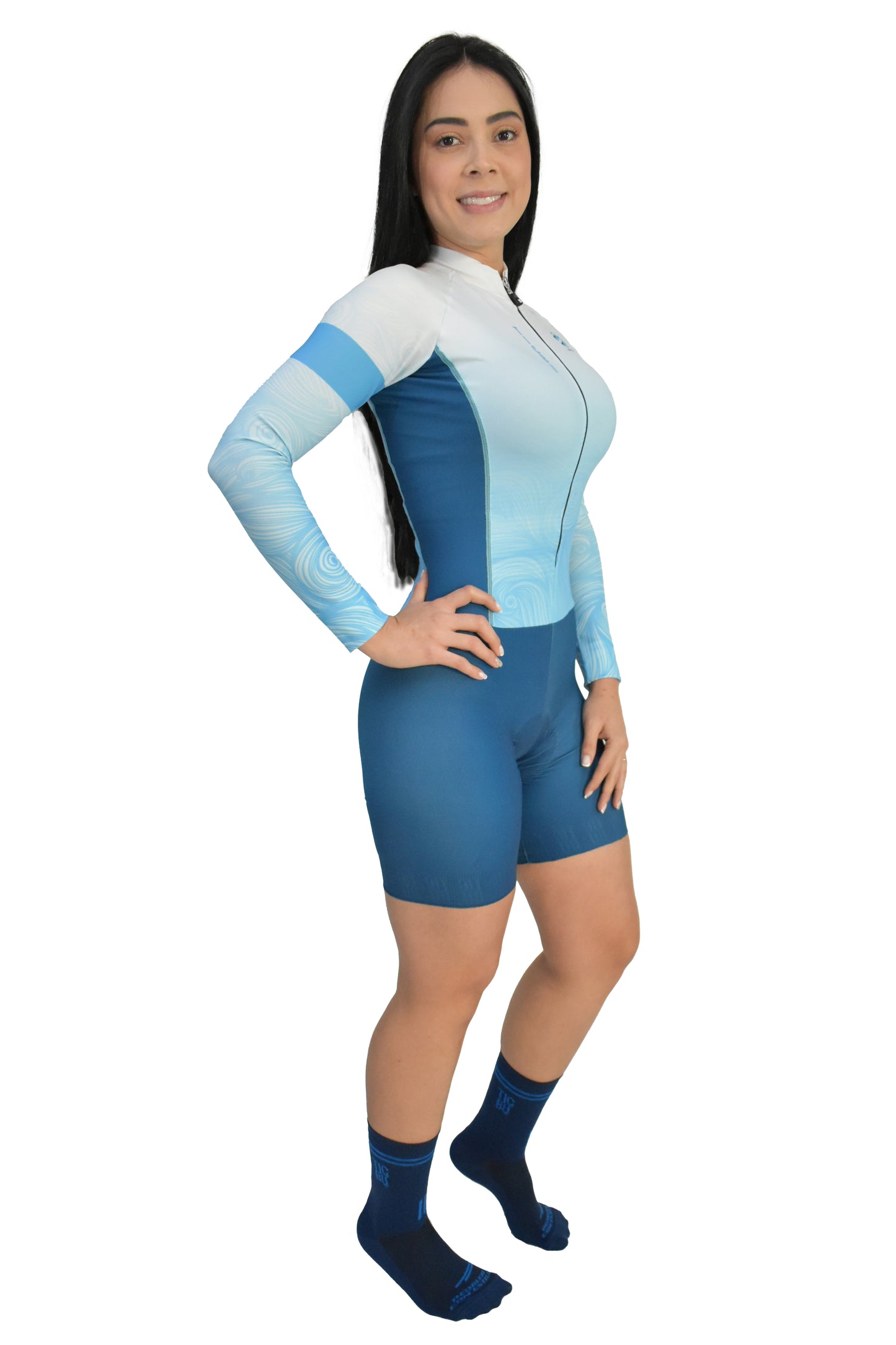 ENTERIZO (REF. OCEANIA) Elite Camisa Larga - Licra Corta