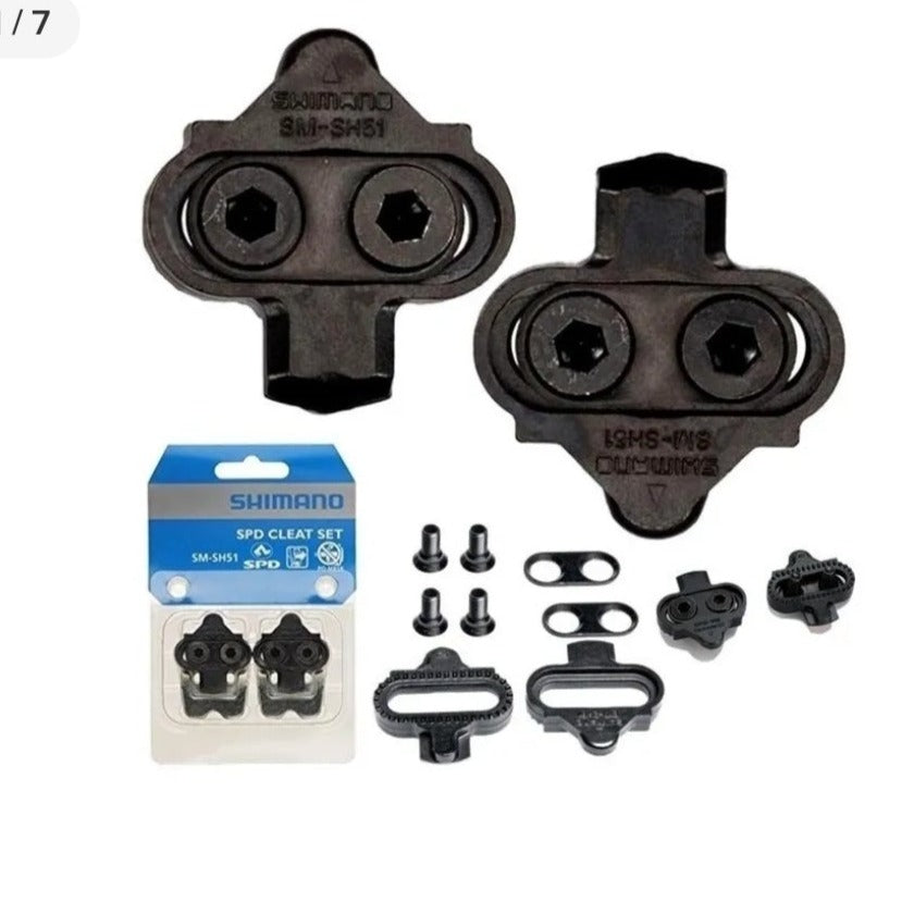 Calas Chocles Shimano Sh51 Spd Pedal Bicicleta Y Spinning