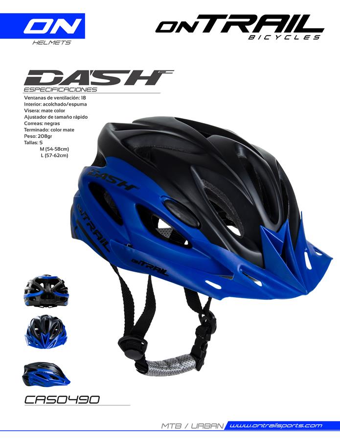 Casco DASH marca Ontrail - Azul