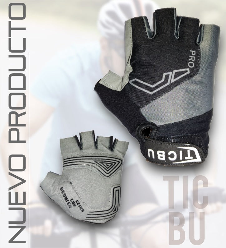 PRO cycling glove (black with grey)