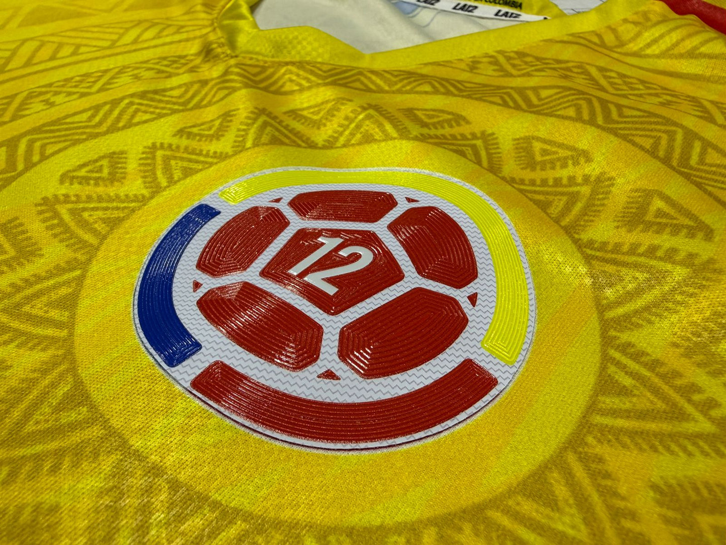 Camiseta Dama Deportiva Ref Colombia 25 Amarilla