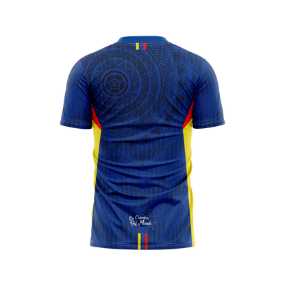 Camiseta Hombre Deportiva Ref Colombia 25 Azul