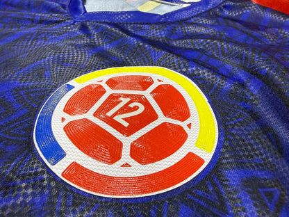 Camiseta Dama Deportiva Ref Colombia 25 Azul