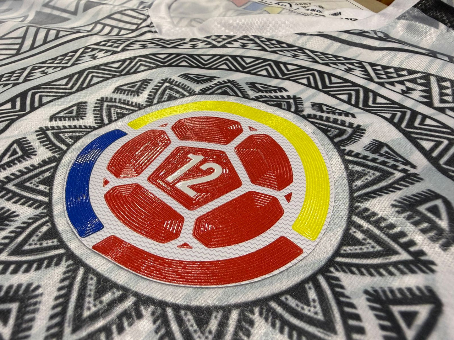 Camiseta Dama Deportiva Ref Colombia 25 Blanco