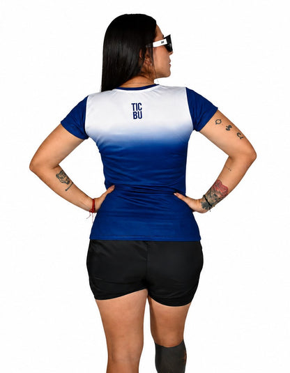 Camiseta Dama Deportiva (Ref Azul 25)
