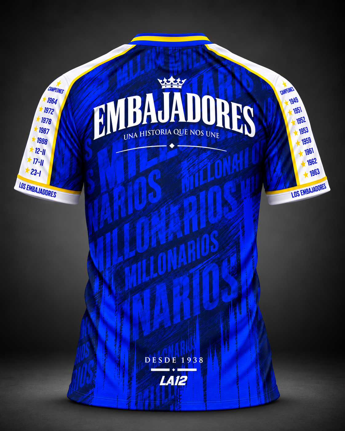 Camiseta Hombre Deportiva Millonarios 26