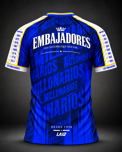 Camiseta Hombre Deportiva Millonarios 26