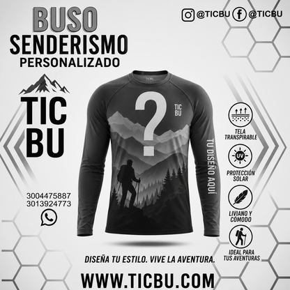 Camisa LARGA RUNING/SENDERISMO PERSONALIZADO