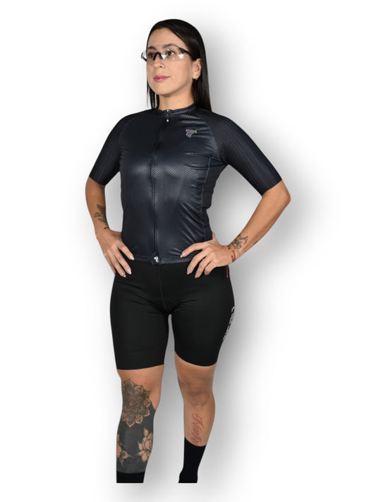 JERSEY CORTO DAMA PRO REF. ALTUS -  NEGRO
