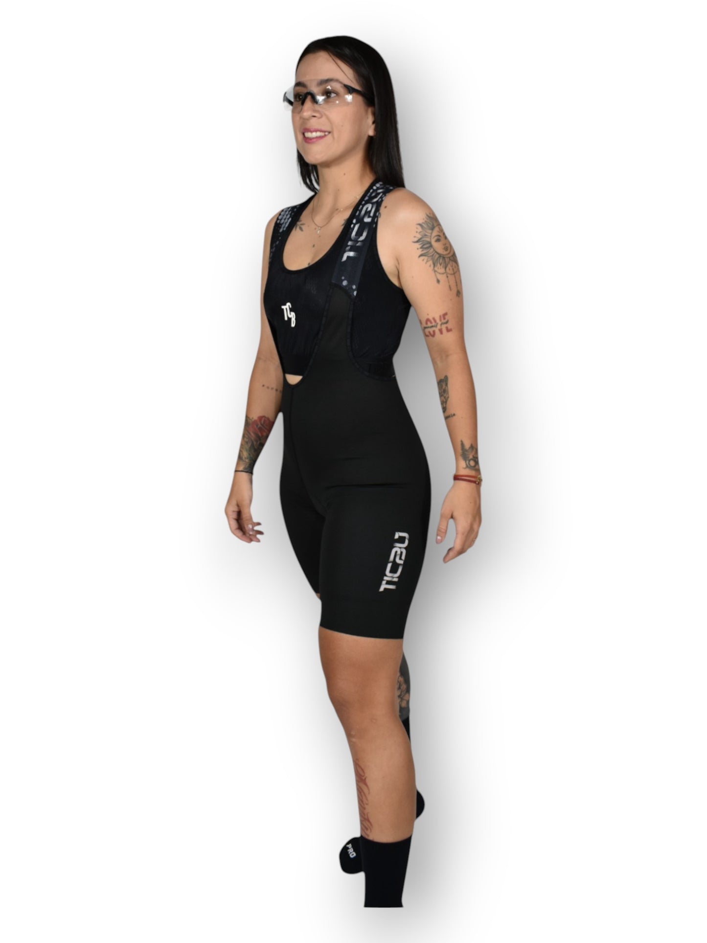 LICRA CORTA ELITE DAMA 2025 REF TODA NEGRA