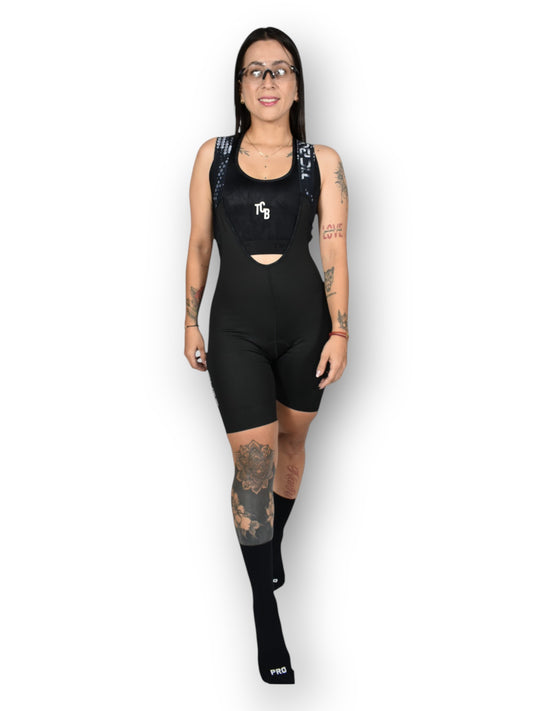 LICRA CORTA DAMA REF (TODA NEGRA ELITE 25)