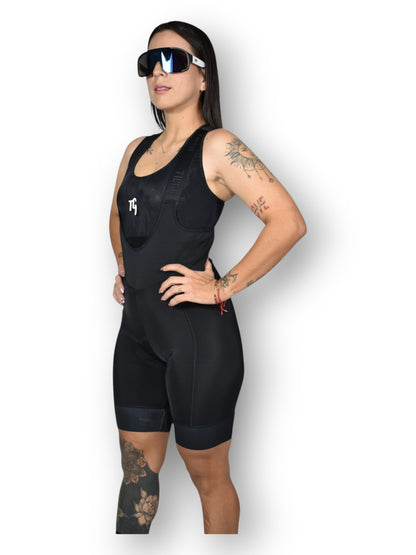 SHORT LYCRA WOMEN ALL BLACK PRO 2022