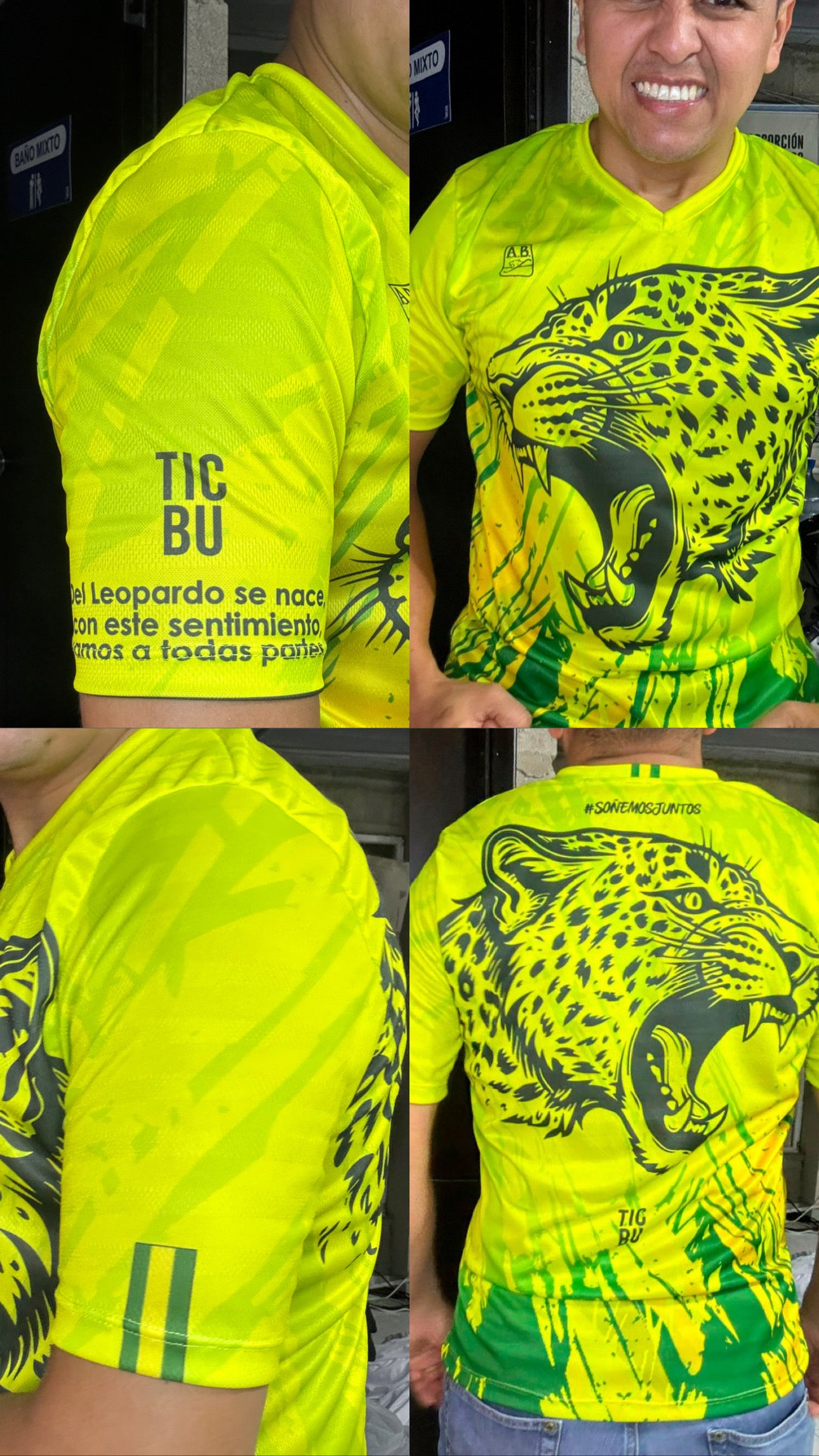 Camiseta Hombre Deportiva (Ref AB AMARILLA)