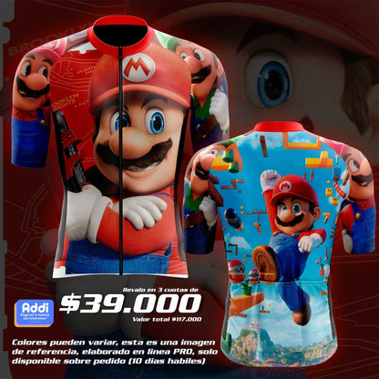 CAMISA CORTA HOMBRE PRO (REF. SUPER MARIO BROS)