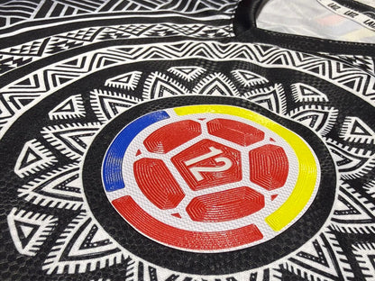 Camiseta Hombre Deportiva Ref Colombia 25 Negra