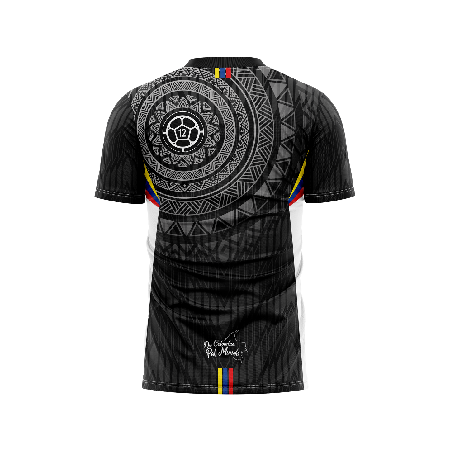 Camiseta Hombre Deportiva Ref Colombia 25 Negra