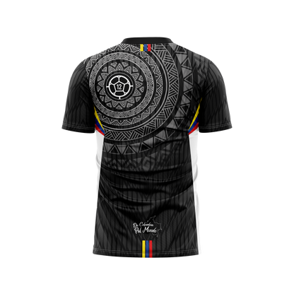 Camiseta Hombre Deportiva Ref Colombia 25 Negra