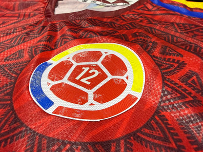 Camiseta Hombre Deportiva Ref Colombia 25 Roja