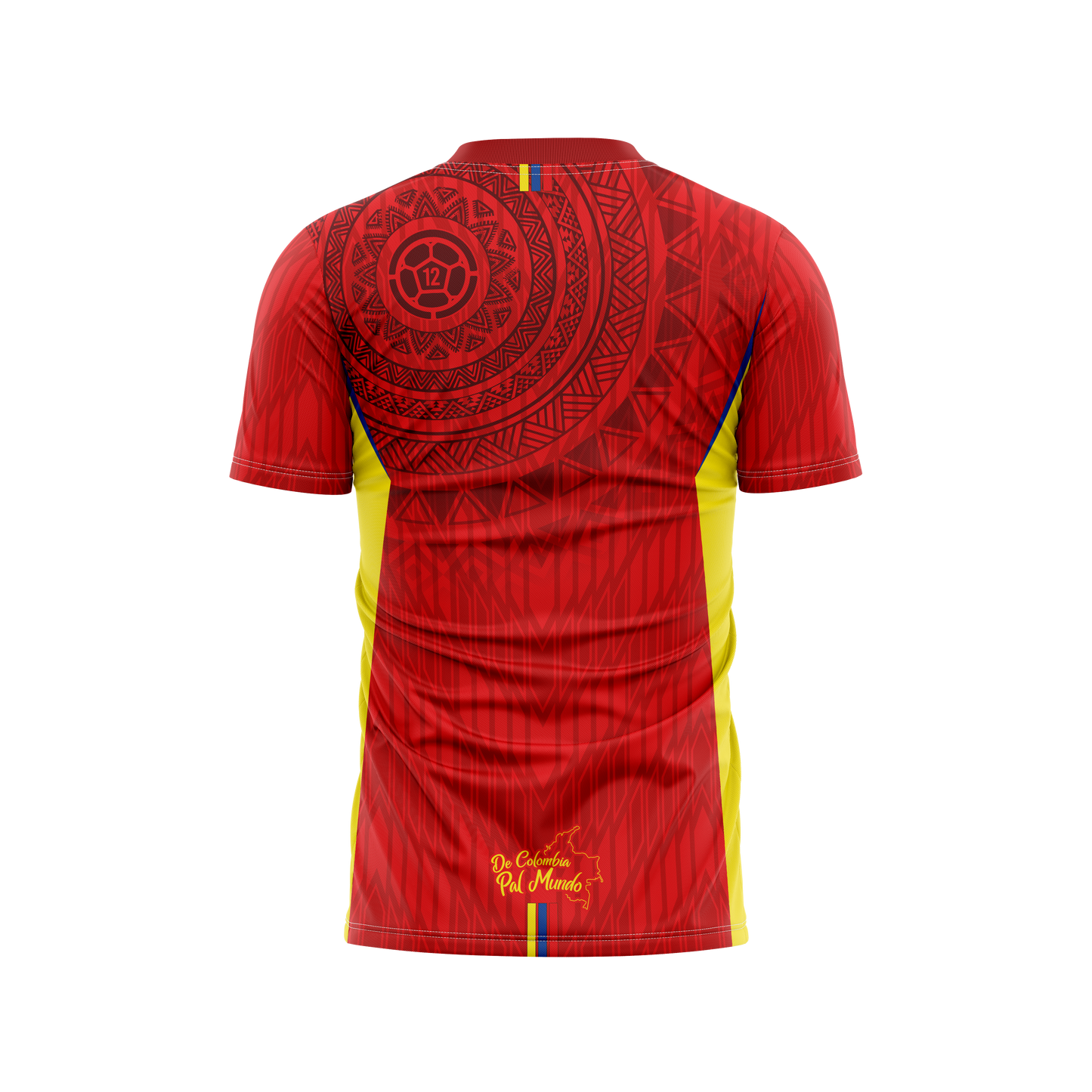 Camiseta Hombre Deportiva Ref Colombia 25 Roja
