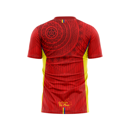 Camiseta Hombre Deportiva Ref Colombia 25 Roja