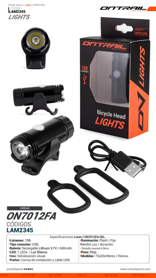 Luz Delantera Bicicleta  JY-7012FA