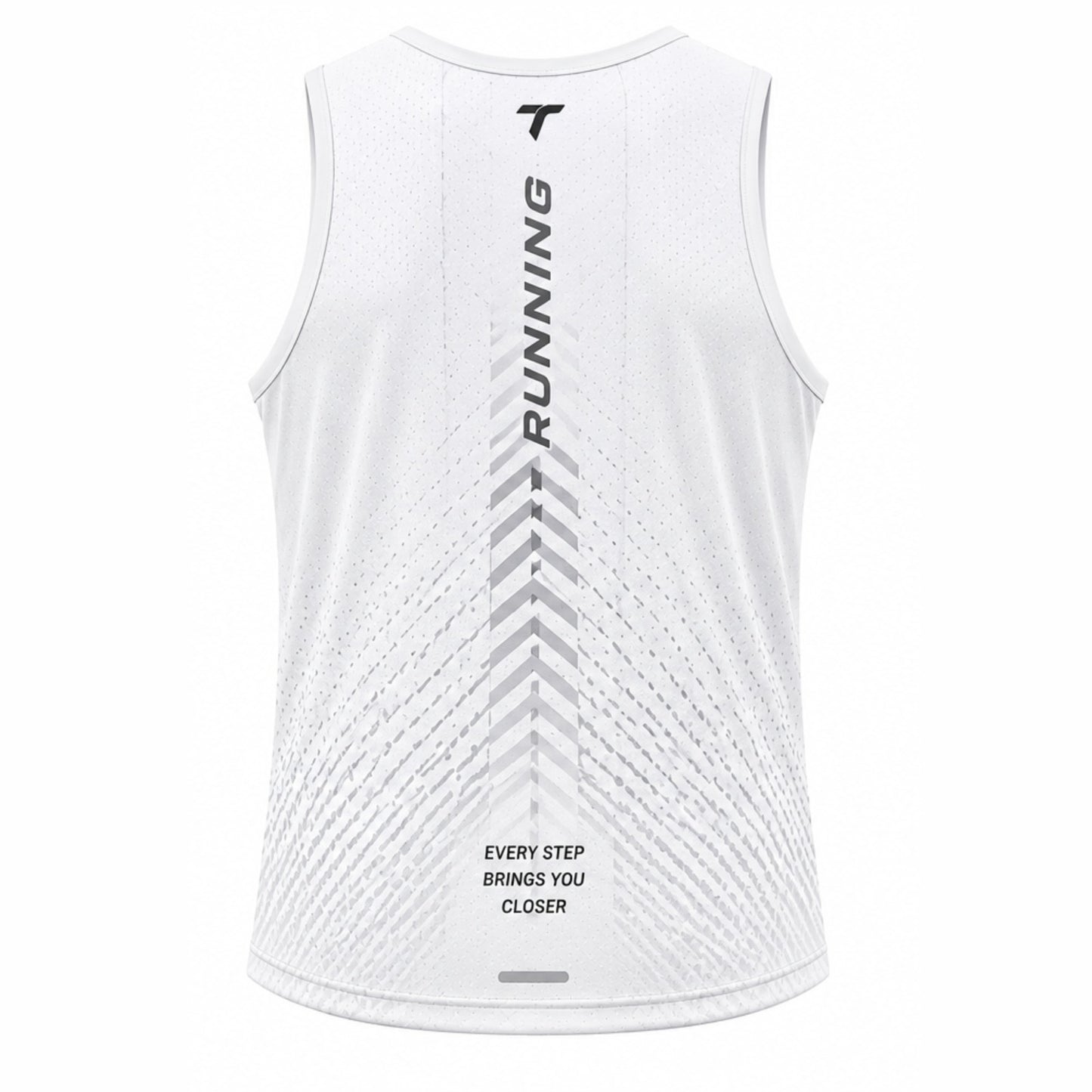 Camiseta Hombre Deportiva RUNNING TICBU Blanco